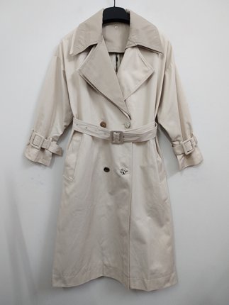 IDOLE 奕多 高级感英伦风通勤百搭休闲宽松中长款风衣外套 S/M码