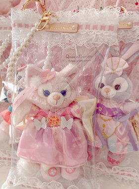 QueenJ Studio原创设计手工制作包挂件雨衣公仔玩具PVC透明保护套