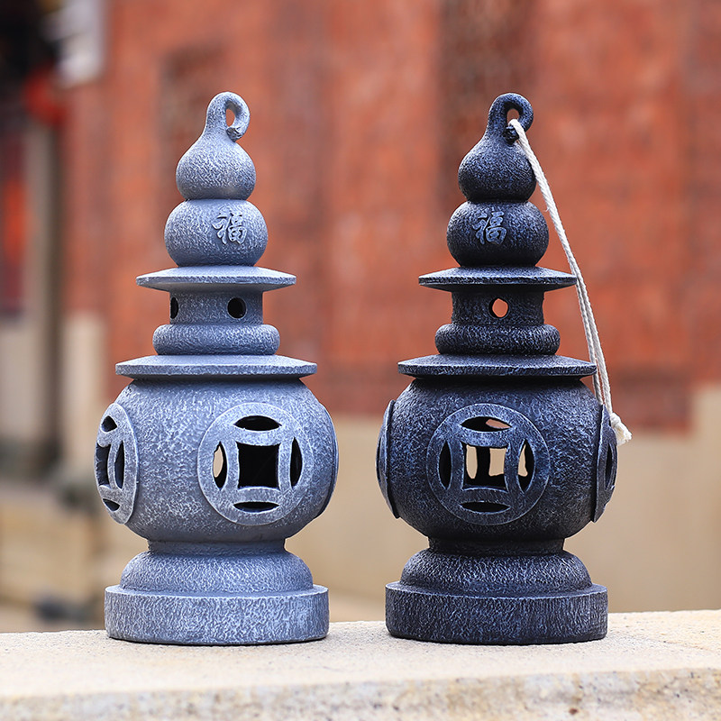 仿古多功能香炉太阳能宫灯佛塔三潭映月客厅桌面户外庭院阳台摆件,家居饰品,户外/庭院摆件,淘宝优惠券,粉丝福利购,淘宝优惠卷