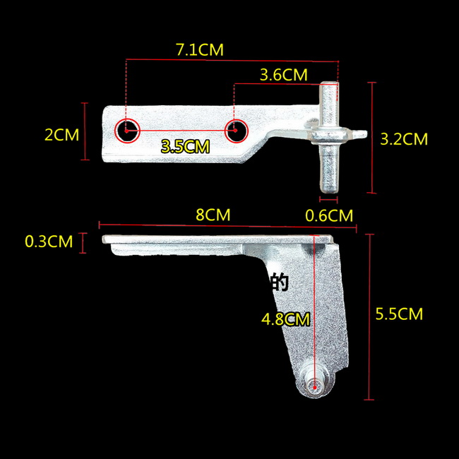 原装MB冰箱配件中铰链合页BCD-236TEMN/236TGEM/232TGSM/215TEM