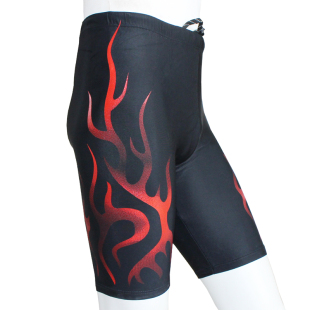 中长腿泳裤 火焰裤 时尚 男士 多款 五分泳裤 火苗裤 可选 游泳裤