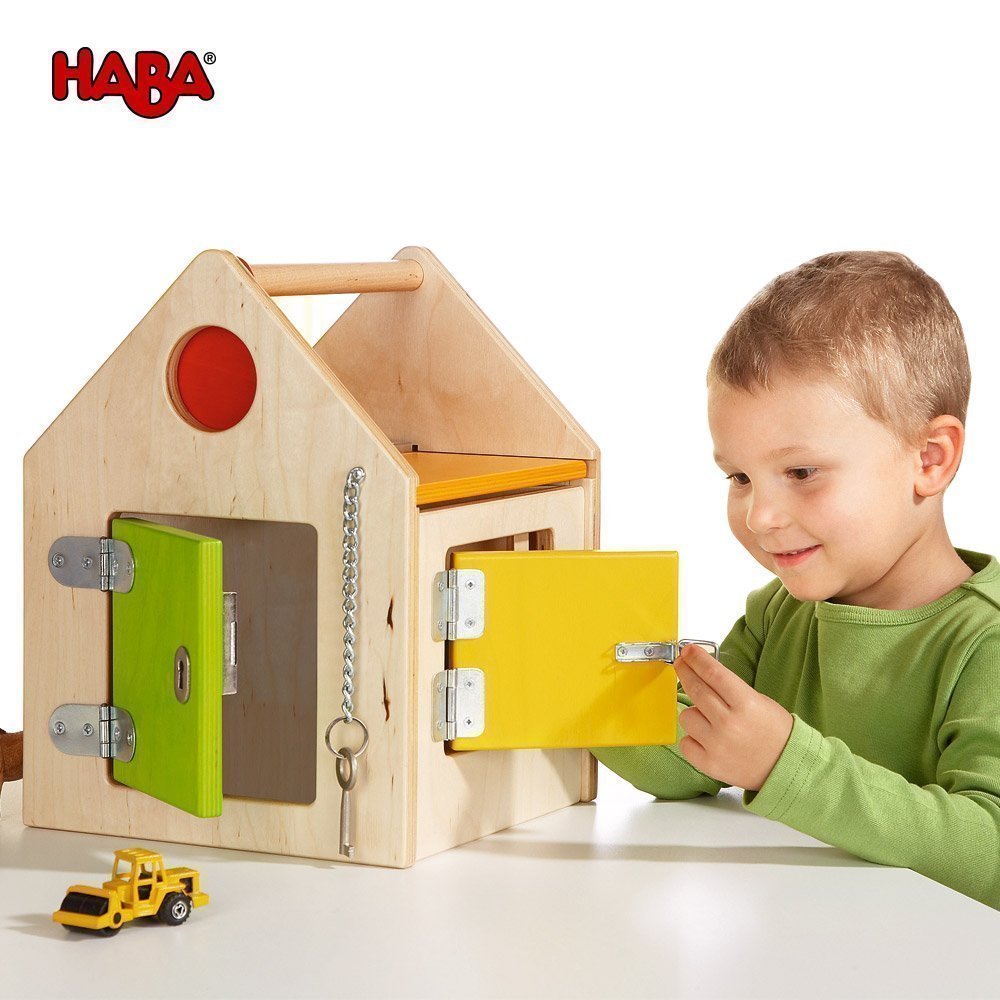 德国HABA 巧手开锁 解锁开钥匙 3-6岁男女孩动手能力培养儿童玩具