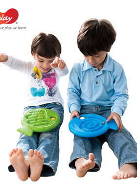 台湾weplay平衡鱼手部运动转盘幼儿手眼协调感统训练儿童益智玩具