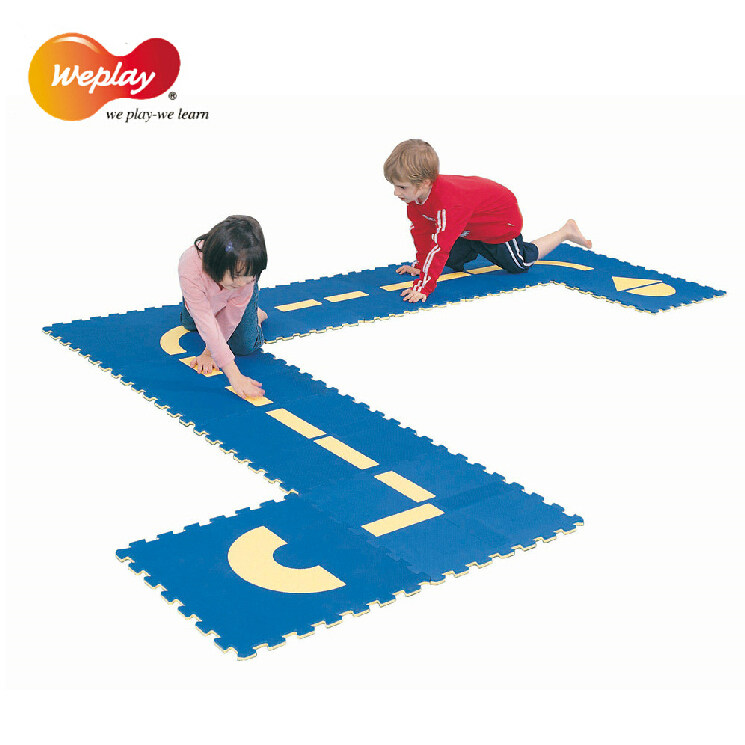 台湾WEPLAY 步道拼图 儿童运动玩具幼儿感统训练EVA拼接双面地垫