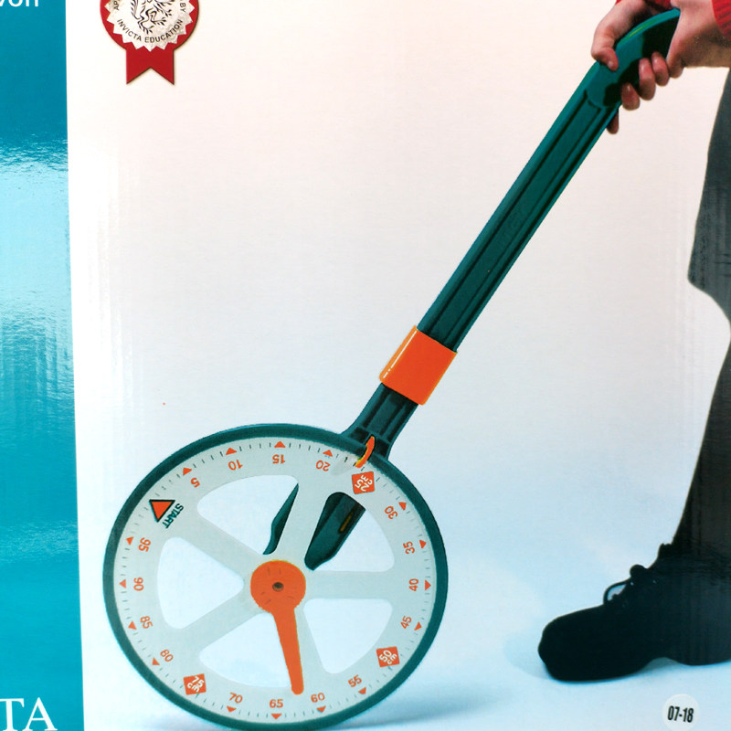 英国invicta 滚动轮计数器手推测距仪测量仪器 儿童科学实验玩具
