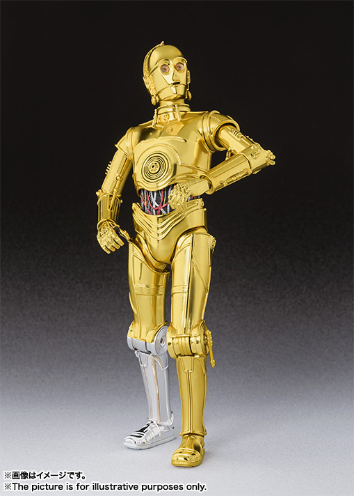 热血玩具模型手办星球大战 SHF新希望 C-3PO C3PO机器人可动