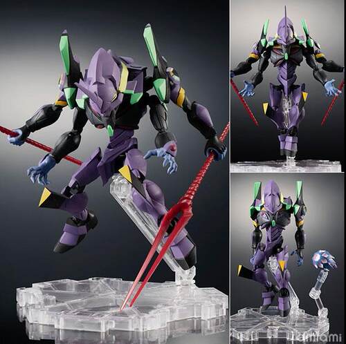热血玩具模型手办 NX NXEDGE STYLE EVA 13号机 Q版 万代正版可动