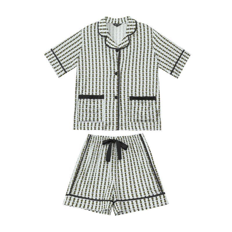 蜂蜜级感冰丝睡衣女2021年新款夏季短袖短裤两件套装家居服爆款