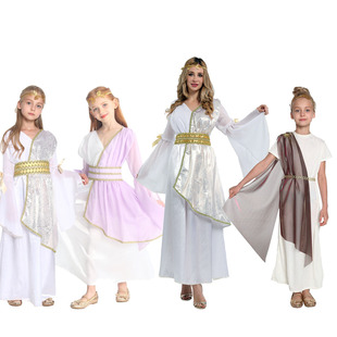 万圣节化妆希腊女神cos服古希腊神话故事主题服装儿童成人女装