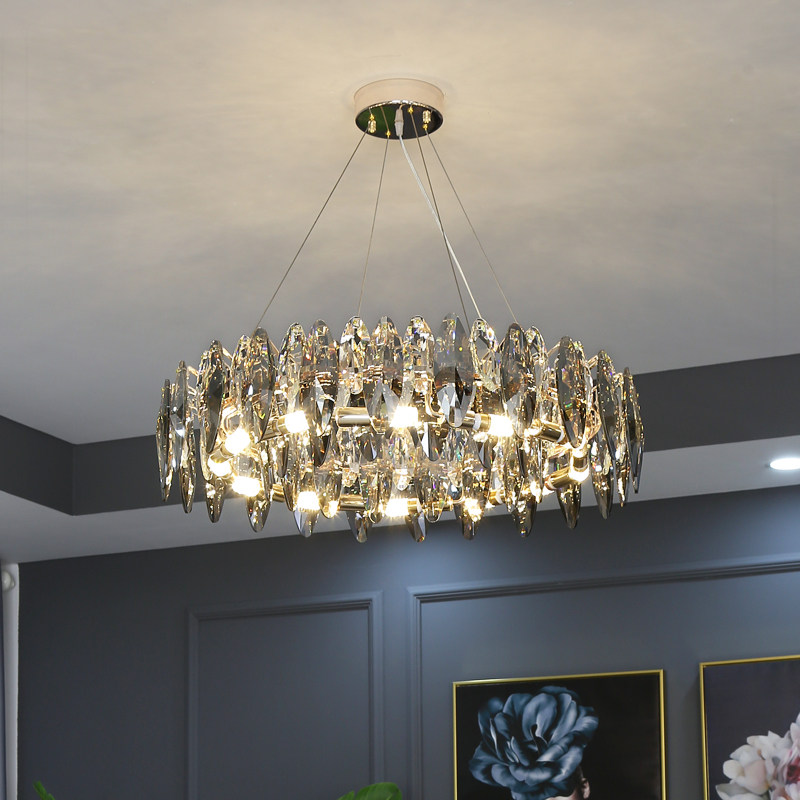 轻奢水晶吊灯客餐厅卧室设计师款