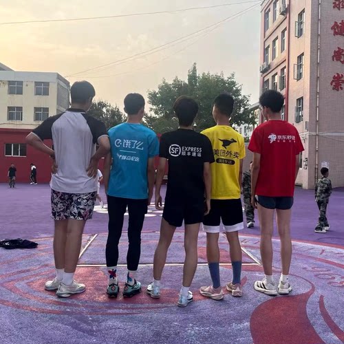 校园风运动会短袖时尚圆领男女