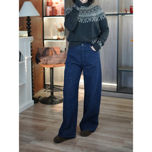 6号衣橱 l 土耳其磨毛天然棉染工艺不褪色高腰立体拼接气球牛仔裤