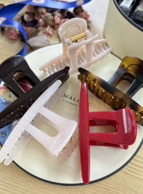 6号衣橱 l 复古慵懒造型 台湾PC板材 摔不烂 抓夹 鲨鱼夹 发夹