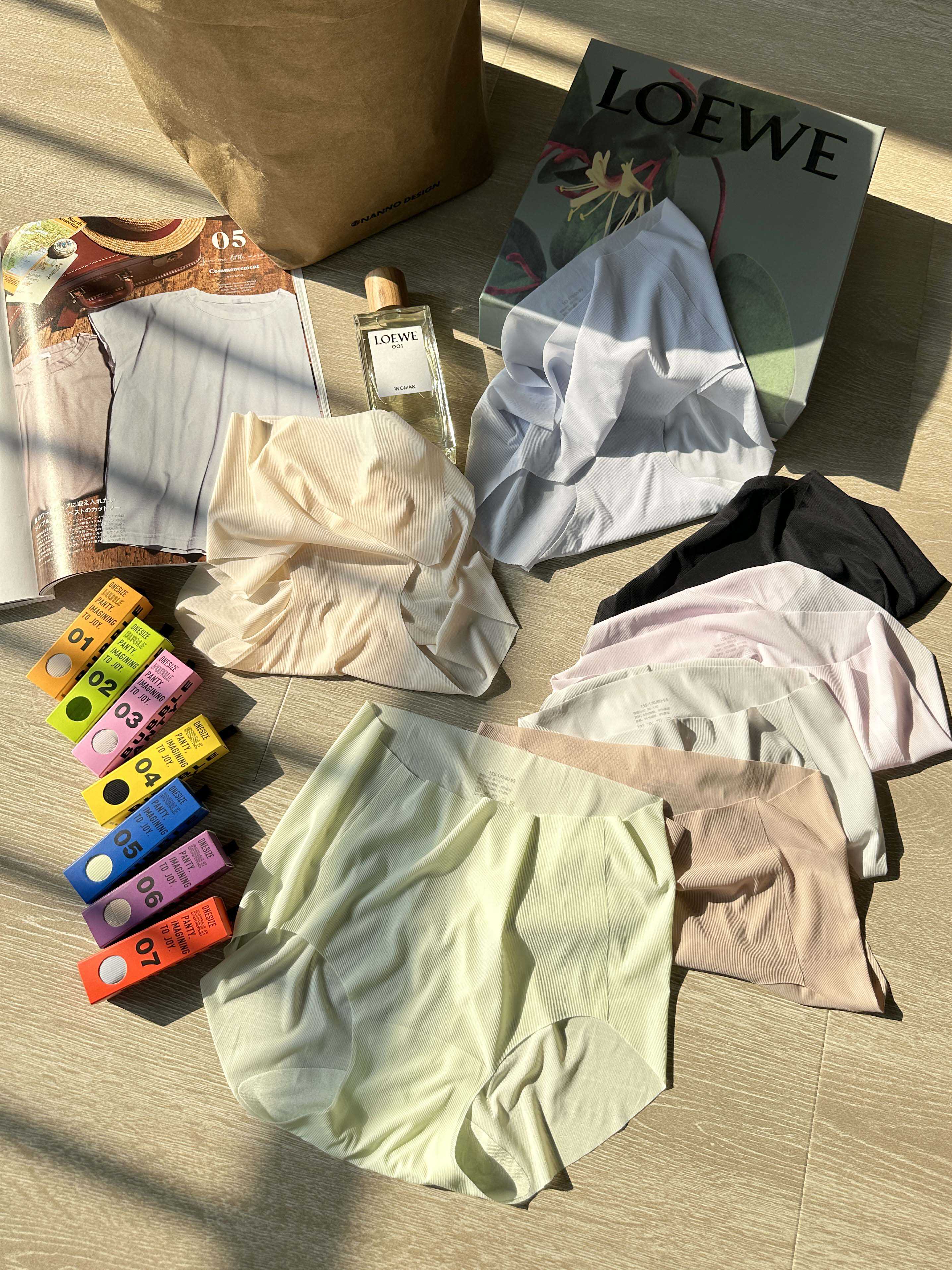 凉感无痕速干一片式口红内裤