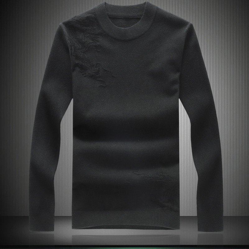 2024秋冬加厚加大主推大货仿羊绒毛衣10码1988P90黑底有报告，男装针织衫/毛衣，星座1106-1