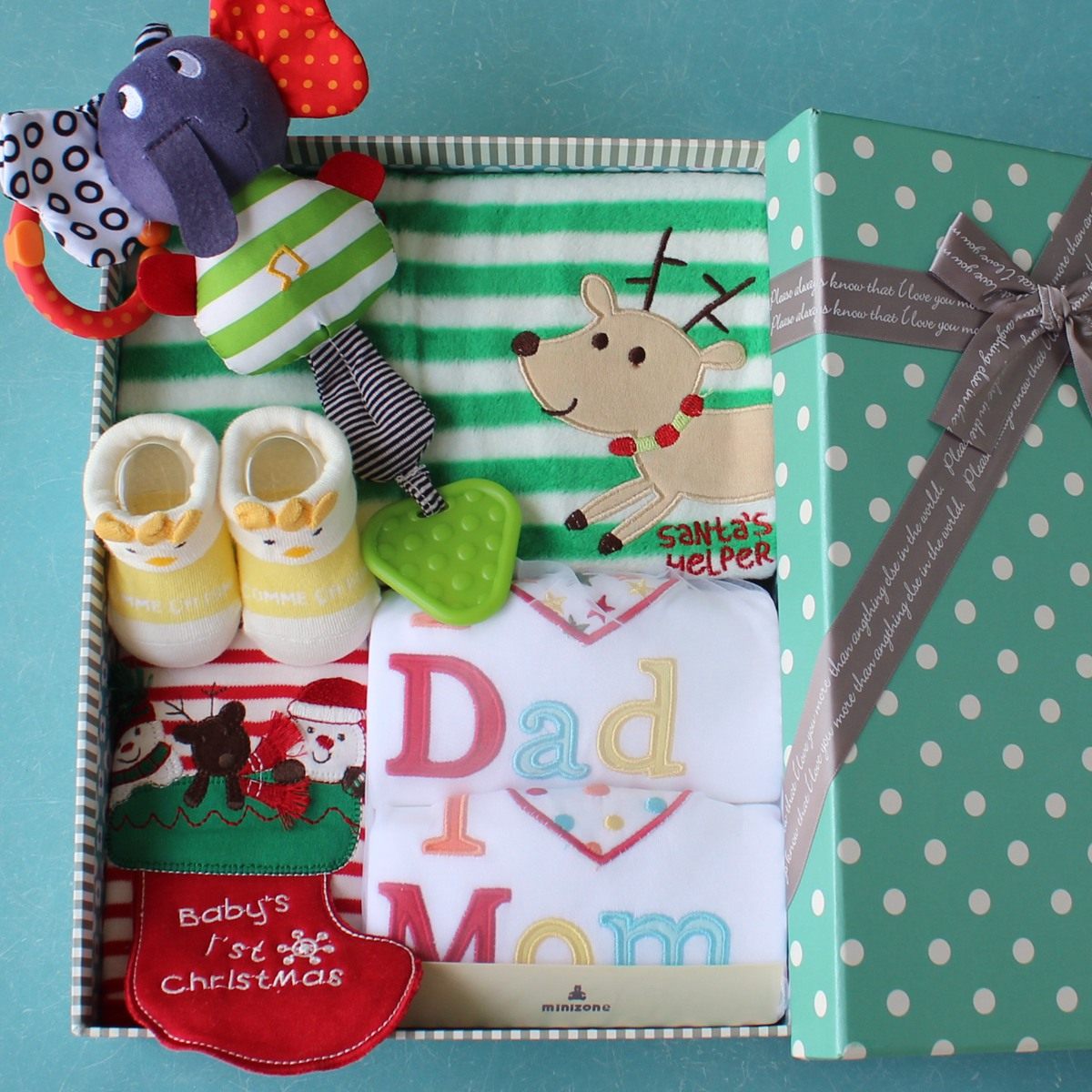 Coffret cadeau pour nouveau-né - Vêtements + Fournitures - Ref 1977588 Image 1