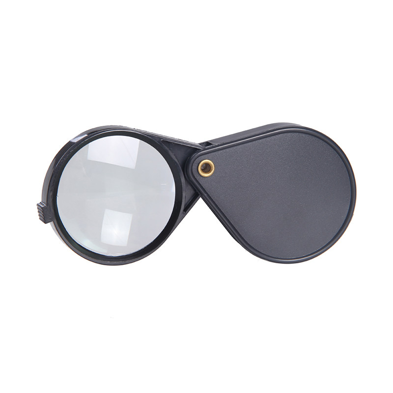 老年人手持式阅读可折叠可放口袋活柄便携式放大镜5倍高清高倍