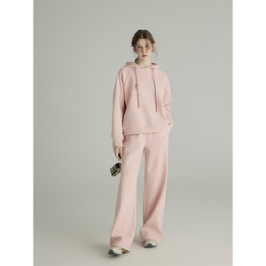 三十三【约恩学院】卫衣女秋拖地阔腿裤运动套装,女装/女士精品,时尚套装,淘宝优惠券,粉丝福利购,淘宝优惠卷