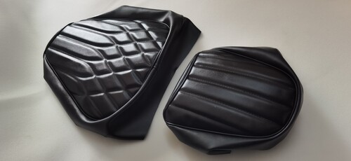 豪爵TR300坐垫皮 豪爵坐皮 TR300改装坐包皮 TR复古高级改装坐皮