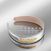 Balmain Hair 限量18K镀金银色发箍头箍 巴尔曼 礼盒装