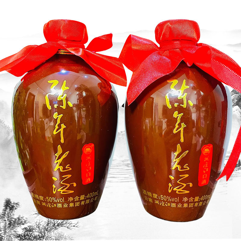 澜沧江白酒系列 陈年老酒包谷酒50度400ml/瓶清香型酒 云南特产酒