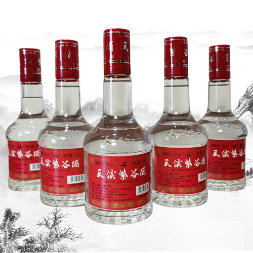 云南墨江特产酒天溪紫谷酒50度 400mlx6瓶 小曲固态法酒清香型