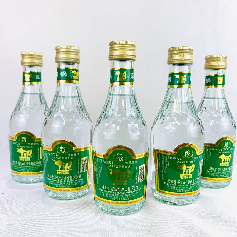 铜锅酒系列云南特产小铜锅酒 糯米酒250mlx12瓶42度清香型小瓶酒