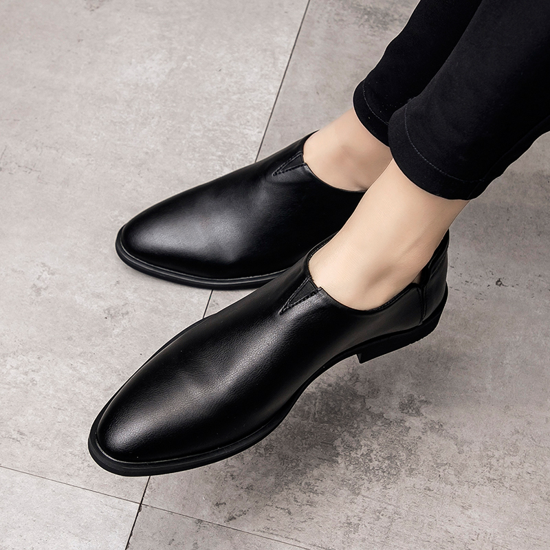 春季新款真皮鞋男士韩版软面皮