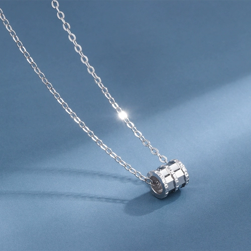 Ожерелье, небольшая дизайнерская брендовая цепочка до ключиц, серебро 925 пробы, тренд сезона, популярно в интернете