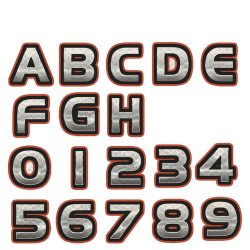 反光贴车身贴字母贴数字贴