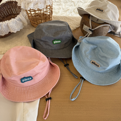ins宝宝薄款帽子新款春夏男女童2-6岁渔夫帽户外运动登山露营遮阳