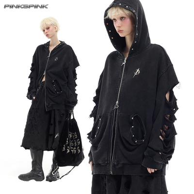 PINKSPINK原创Remake连帽卫衣