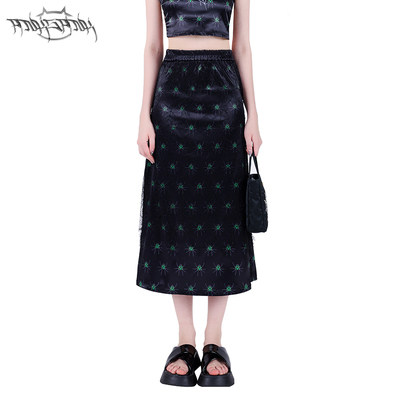 pink院长原创双层不规则半身裙