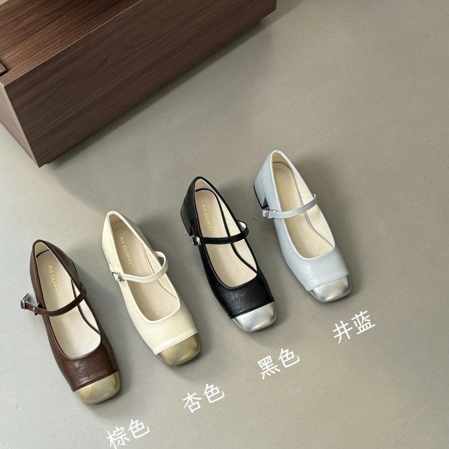 法式玛丽珍单鞋女粗跟平底2026新款秋冬鞋子气质黑色配裙子晚晚鞋,女鞋,玛丽珍鞋,淘宝优惠券,粉丝福利购,淘宝优惠卷