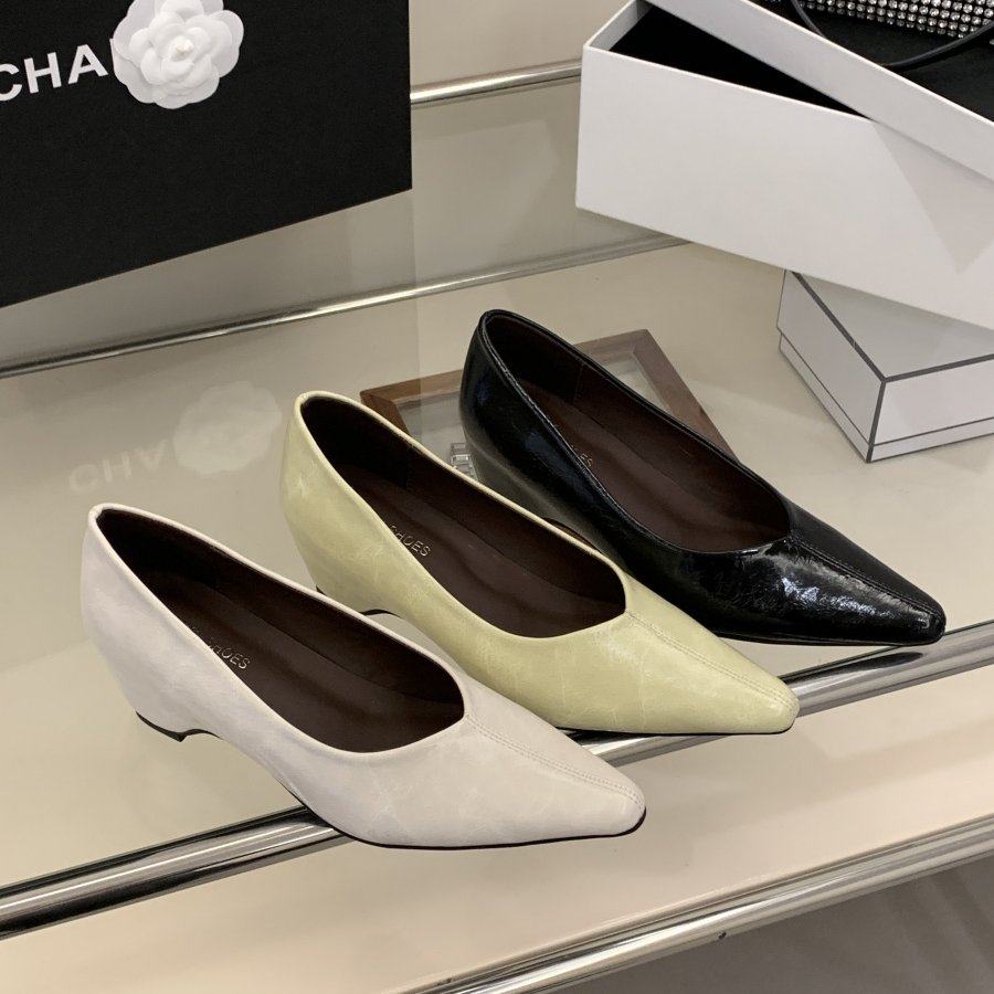 内增高软皮尖头浅口单鞋女跟高鞋2026春季新款显瘦软底晚晚鞋,女鞋,浅口单鞋,淘宝优惠券,粉丝福利购,淘宝优惠卷