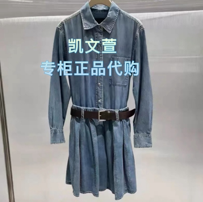 MBF1DRS037-1699现货上新2026春款专柜正品牛仔连衣裙