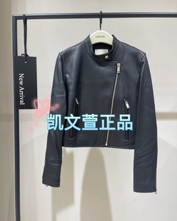 專柜正品 皮衣外套 7999現貨上新2023秋款 EBC3LET003