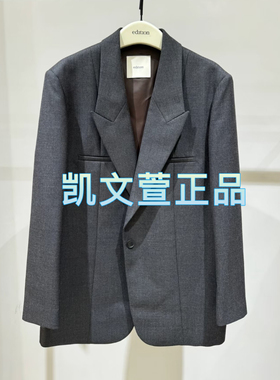EBD4BLA010-3399现货上新2024冬款专柜正品西装外套