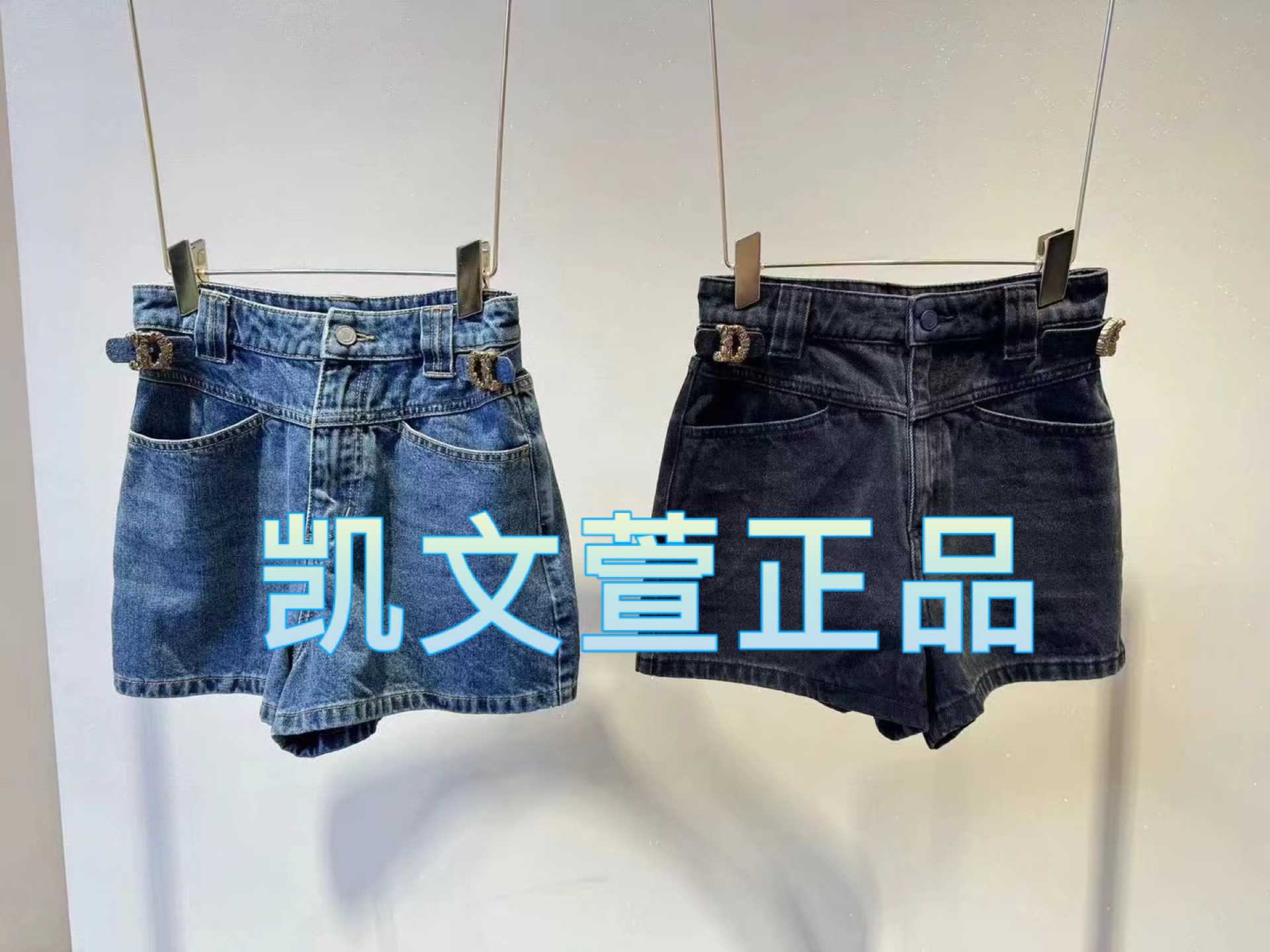 2024春款3-2专柜正品牛仔裤短裤