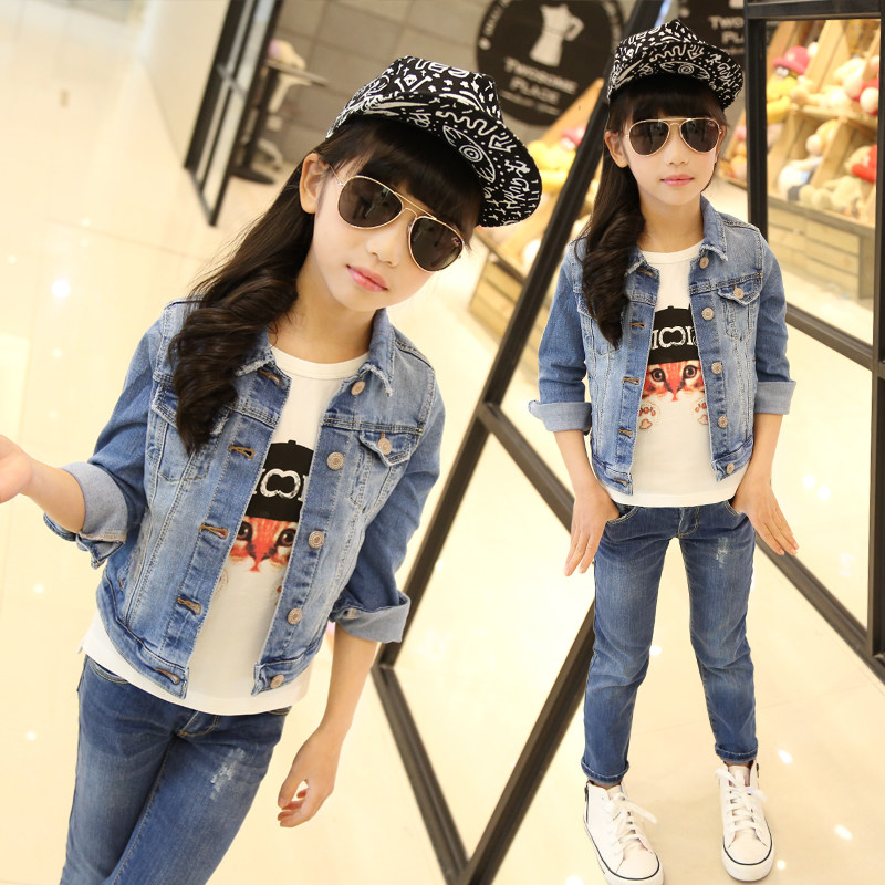 Veste pour fille en toile - Ref 2158272 Image 1