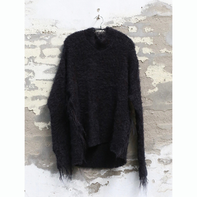 Marc Le Bihan 25秋冬 长款埃及风V领套衫毛衣 2777 commonplace