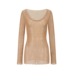 SWAYING 条纹绞花羊毛上衣 25秋冬