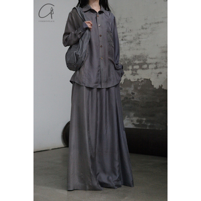 40%OFF AVIVA JIFEI XUE  抽绳A字半身裙