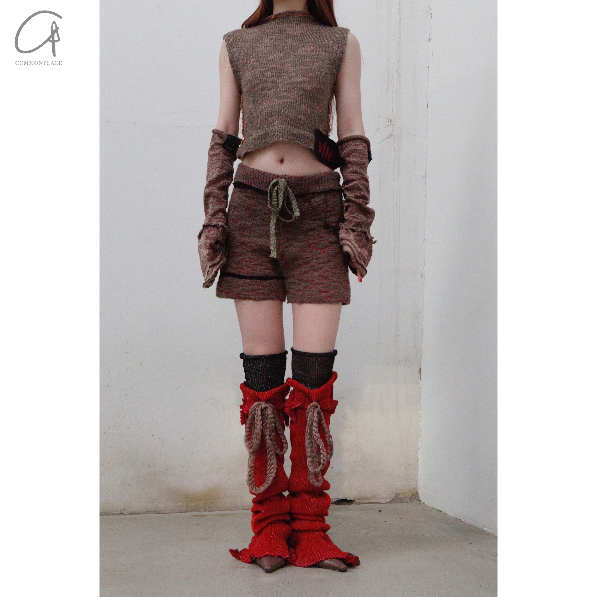 22秋冬针织短裤再生纱意大利