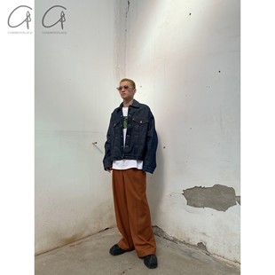 60%OFF 假扣眼宽松牛仔夹克短外套 FACETASM