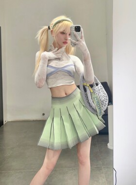 40%OFF NAN KNITS  百褶超短半身裙 common place 品牌集合店