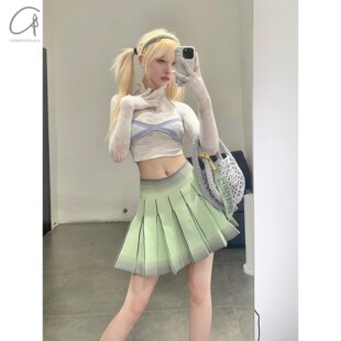 NAN place KNITS common 品牌集合店 百褶超短半身裙 40%OFF