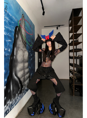 40%OFF WINDOWSEN  短款镂空夹克