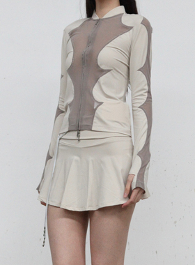 RUI built 运动翻边短裤裙