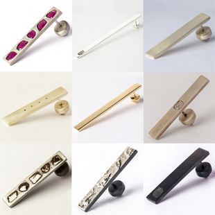 Parts of Four Plate Earring系列集合 手工平板耳钉 I